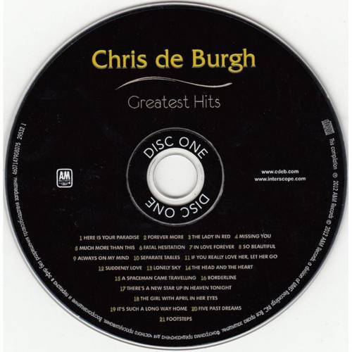 Chris De Burgh Greatest Hits : CD1